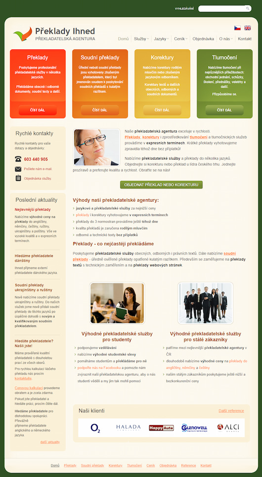 Překlady Ihned Featured